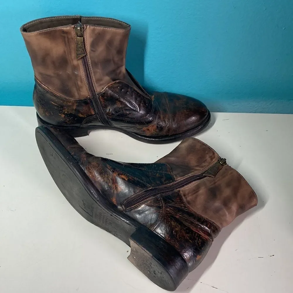 La Bottega di Lisa Brown Leather Boots 39